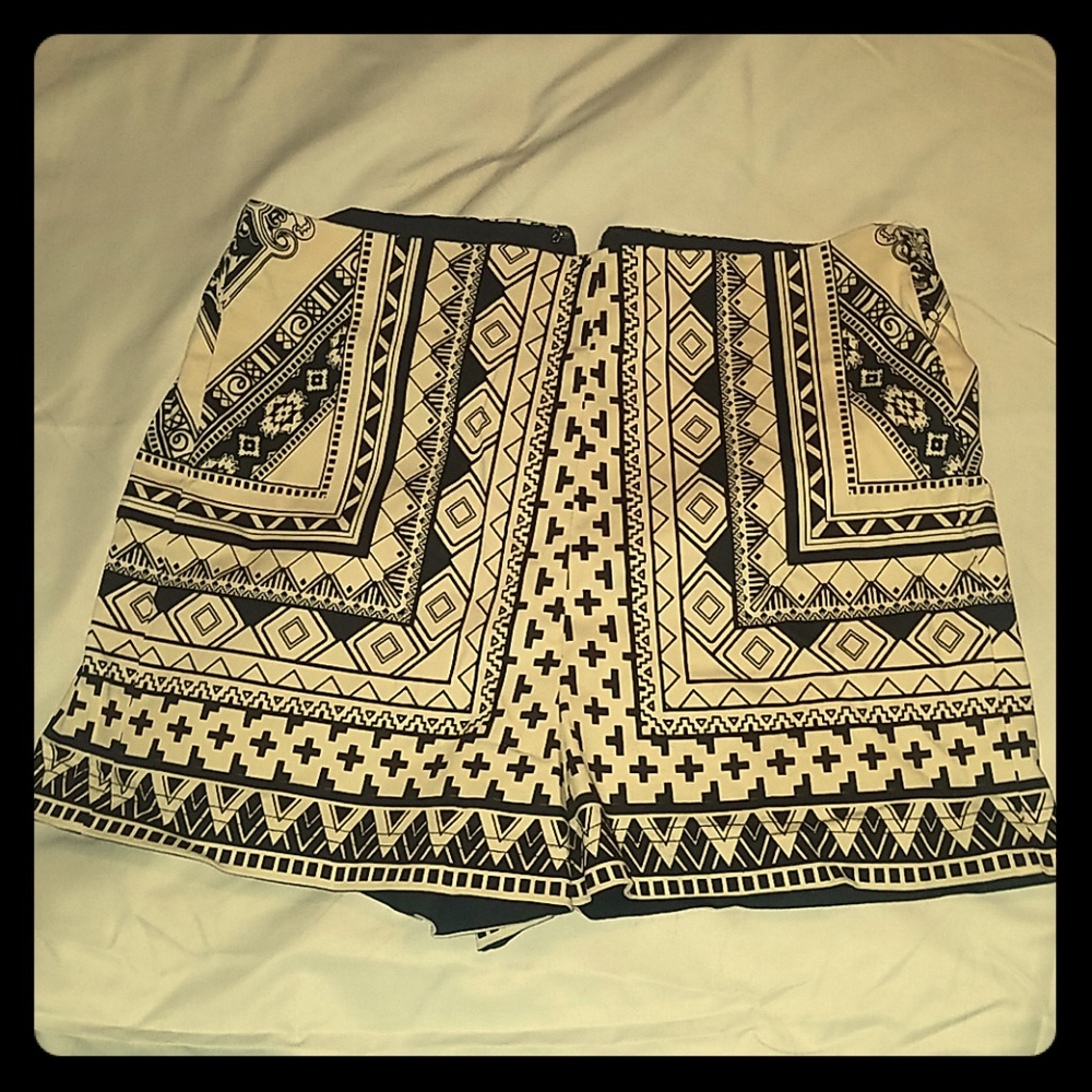 Flying Tomato High Waisted Festival Shorts